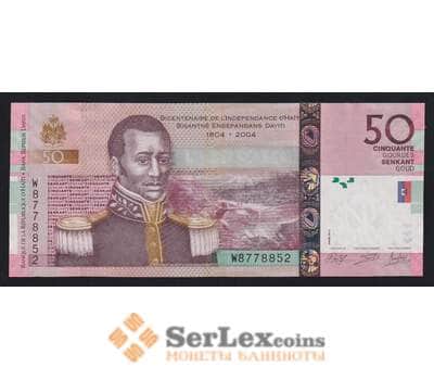 Гаити 50 гурдов 2014 Р274е UNC 200 Лет Независимости арт. 55455
