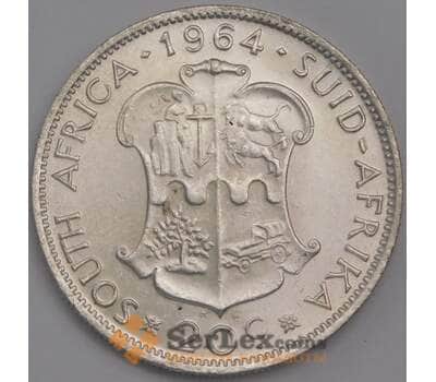 Южная Африка ЮАР монета 20 центов 1964 КМ61 aUNC арт. 42121