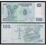 Конго 100 франков 2007 Р98а UNC Hôtel des Monnaies, Kinshasa арт. 52422
