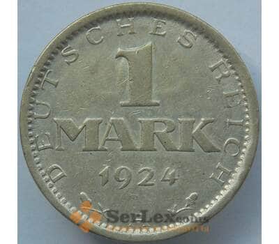 Монета Германия 1 марка 1924 А КМ42 XF Серебро (J05.19) арт. 14801