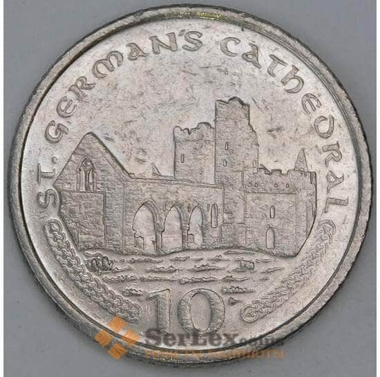 Мэн 10 пенсов 2003 КМ1039 VF арт. 56041 Мэн 10 пенсов 2003 КМ1039 VF арт. 56041