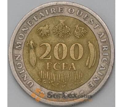 Монета Западно-Африканские Штаты 200 франков 2004 КМ14 VF арт. 22237