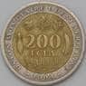 Западно-Африканские Штаты 200 франков 2004 КМ14 VF арт. 22237