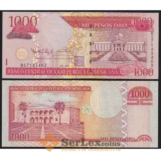 Доминикана республика 1000 песо 2006 Р180а UNC арт. 50849