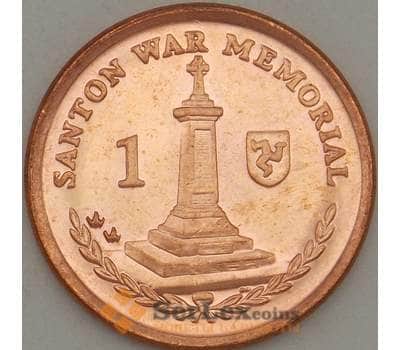 Монета Мэн остров 1 пенни 2007 КМ1253 UNC (J05.19) арт. 18188