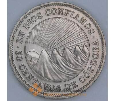 Монета Никарагуа 50 сентаво 1956 КМ191 UNC арт. 15484
