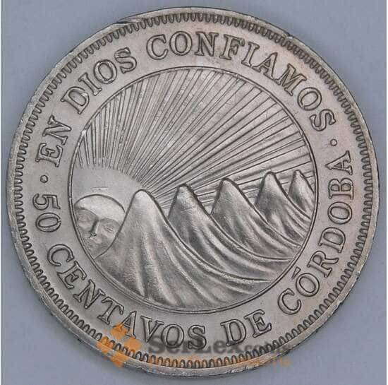 Никарагуа 50 сентаво 1956 КМ191 UNC арт. 15484 Никарагуа 50 сентаво 1956 КМ191 UNC арт. 15484