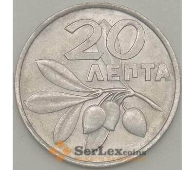 Монета Греция 20 лепта 1973 КМ105 UNC (n17.19) арт. 21255
