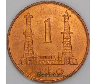 Нигерия 1 кобо 1973 КМ8.1 UNC арт. 51252