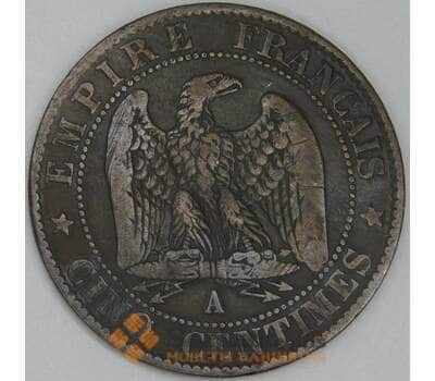 Франция 5 сантимов 1856 А КМ777 VF арт. 54911