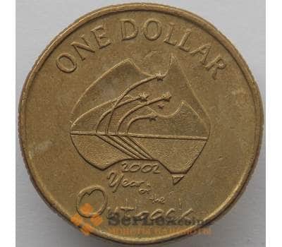 Монета Австралия 1 доллар 2002 КМ600 XF Год отдаленных районов  арт. 17974