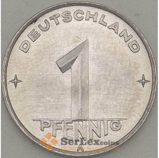 Германия (ГДР) 1 пфеннинг 1952 А КМ5 UNC (J05.19) арт. 18216