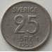 Монета Швеция 25 эре 1953 TS КМ824 XF арт. 11892