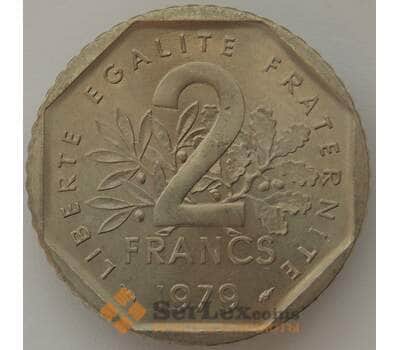 Монета Франция 2 франка 1979 КМ942.1 aUNC (J05.19) арт. 17832