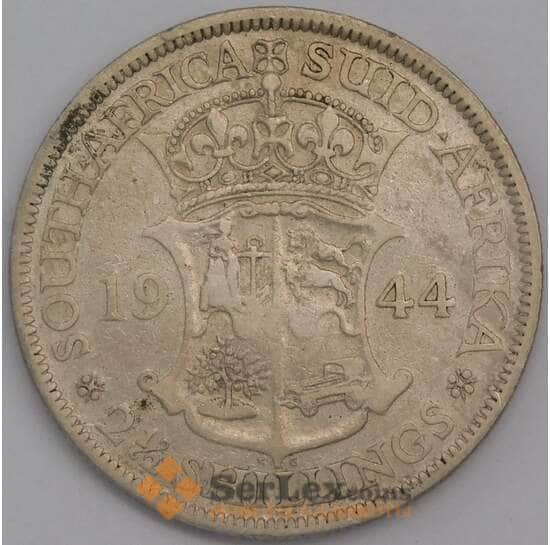 Южная Африка ЮАР монета 2 1/2 шиллинга 1944 КМ30 F арт. 42125