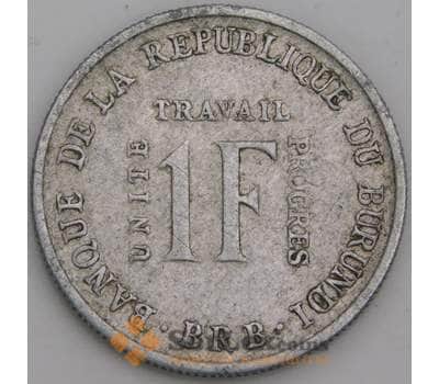 Бурунди 1 франк 1970 КМ18 VF арт. 46402