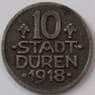 Германия Нотгельд 10 пфеннигов 1918 Дюрен Düren (J05.19) арт. 17911