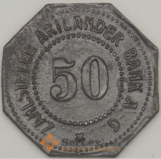 Германия Нотгельд 50 пфеннигов 1917 XF Квакенбрюк (j05.19) арт. 19935