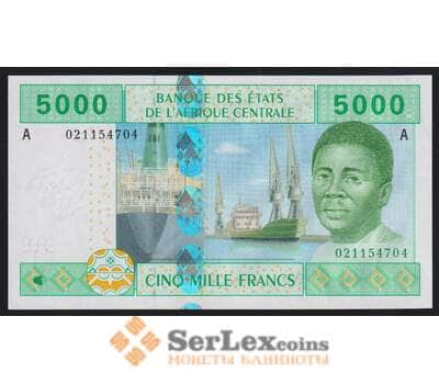 Габон 5000 франков 2002 Р409Аа UNC арт. 52334
