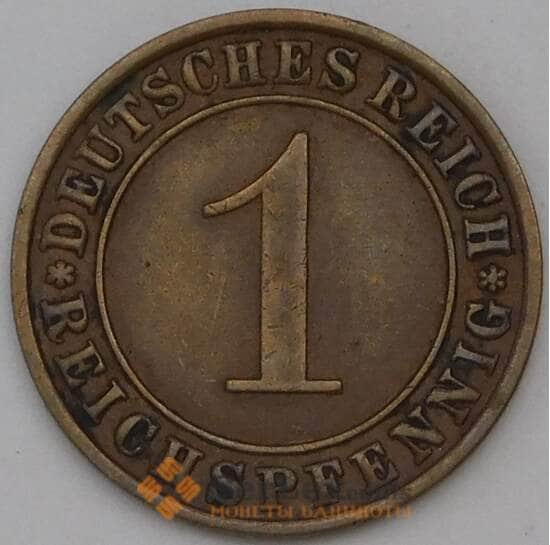 Германия 1 пфенниг 1930 А КМ37 XF  арт. 23230