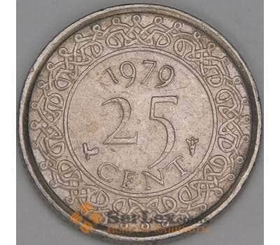 Суринам 25 центов 1979 КМ14 VF арт. 52911