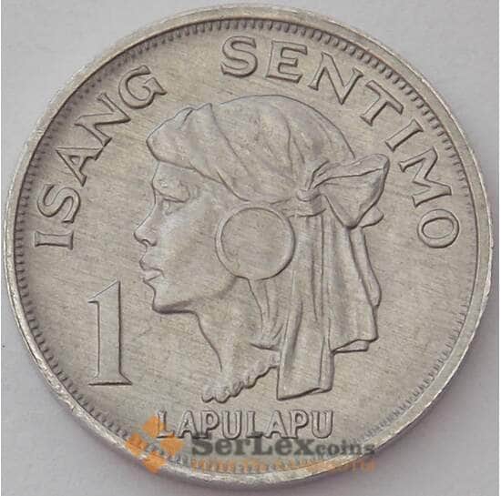 Филиппины 1 сентимо 1969 КМ196 aUNC  арт. 15849