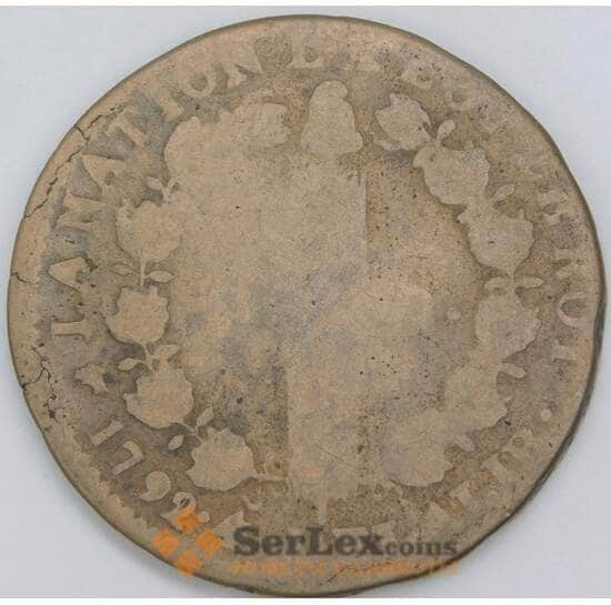 Франция 12 денье 1792 D КМ600 арт. 56954