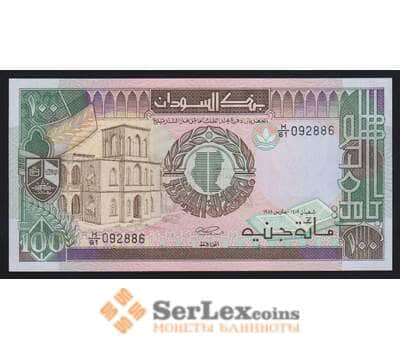 Судан 100 фунтов 1989 Р44b UNC арт. 54433