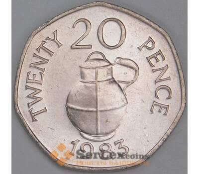 Гернси 20 пенсов 1983 КМ38 AU арт. 54891