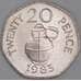 Гернси 20 пенсов 1983 КМ38 AU арт. 54891