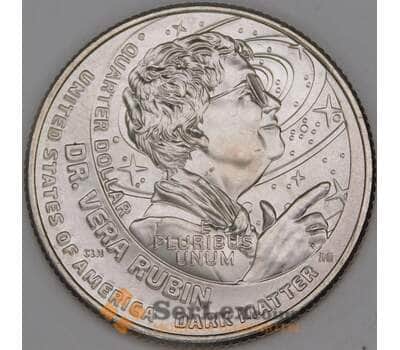 США 25 центов 2025 D UNC №18 Вера Рубин Астроном арт. 53252