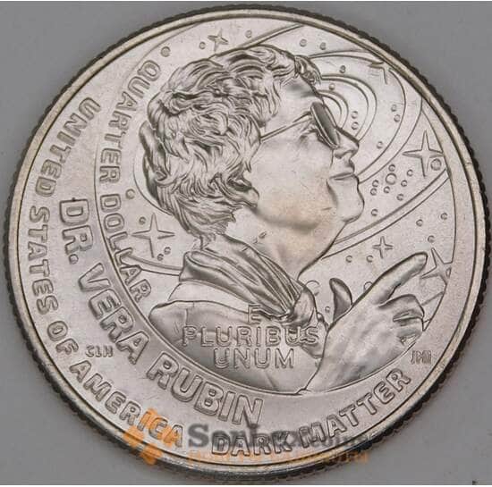 США 25 центов 2025 D UNC №18 Вера Рубин Астроном арт. 53252