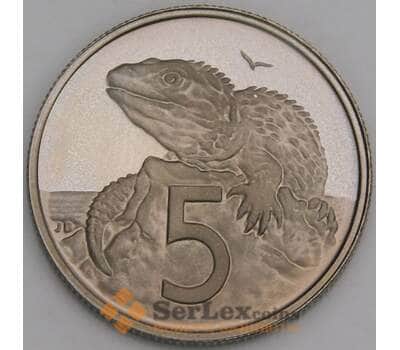 Новая Зеландия 5 центов 1976 КМ34 Proof арт. 46606