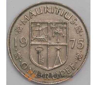 Маврикий 1 рупия 1975 КМ35 XF арт. 40887