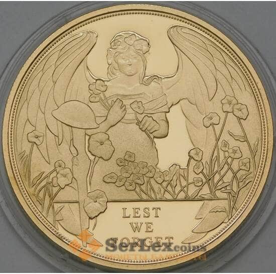 Гибралтар 1 крона 2017 UC331 Proof 100 лет битве при Ипре арт. 38504