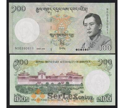 Бутан 100 нгултрум 2006 Р32а UNC арт. 53073