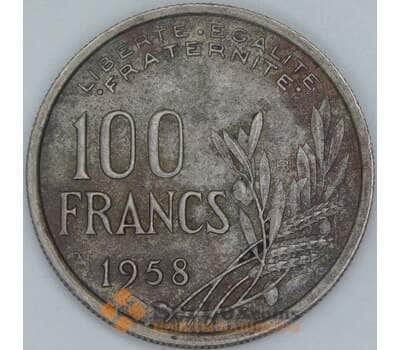 Франция 100 франков 1958 В КМ919.1 VF-XF арт. 56920