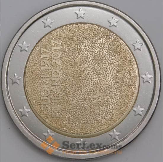 Финляндия монета 2 евро 2017 КМ103 UNC арт. 45631