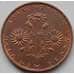 Монета Мэн остров 1/2 пенни 1975 КМ19 AU арт. 8396