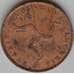 Монета Мэн остров 1/2 пенни 1839 КМ13 VF арт. 8395
