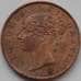 Монета Мэн остров 1/2 пенни 1839 КМ13 VF арт. 8395