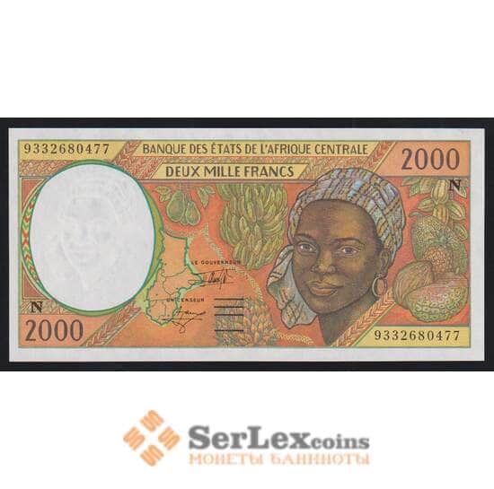 Экваториальная Гвинея 2000 франков 1993 Р503Nа UNC арт. 52179