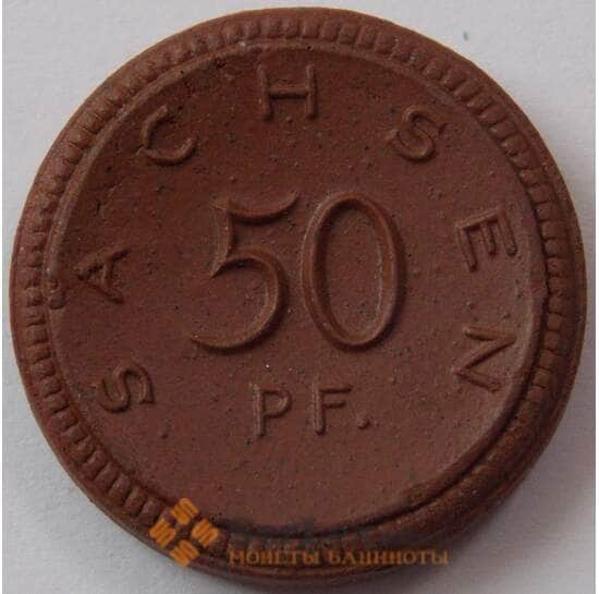 Германия Нотгельд 50 пфеннигов 1921 Фарфор Саксония Sachsen  арт. 17901