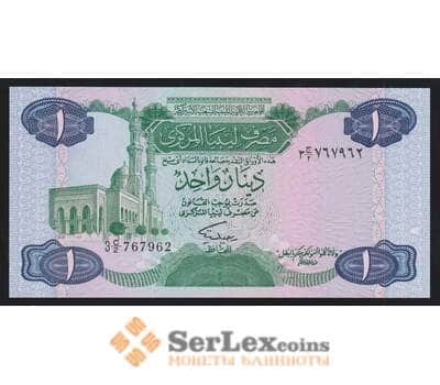 Ливия 1 динар ND (1984) Р49 UNC арт. 51786