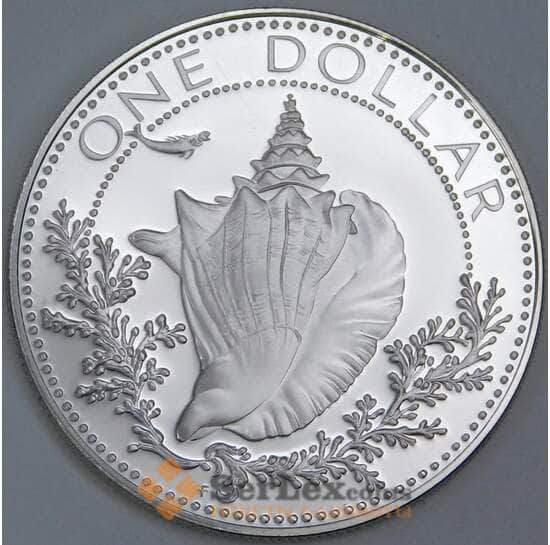 Багамские острова 1 доллар 1974 КМ65a Proof арт. 57157