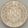 Западно-Африканские Штаты 100 франков 1976 КМ4 UNC (J05.19) арт. 18100