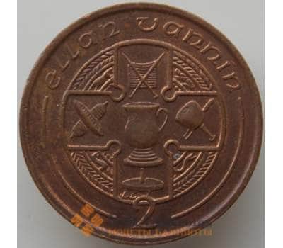 Монета Мэн остров 2 пенса 1994 КМ208 XF арт. 13933