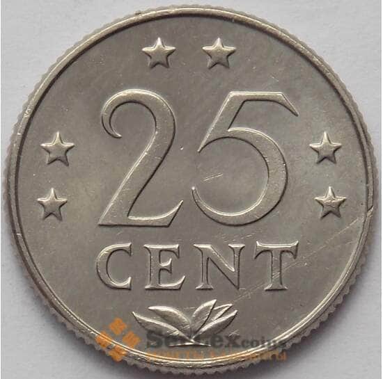 Нидерландские Антиллы 25 центов 1975 КМ11 UNC (J05.19) арт. 15599
