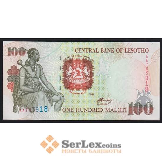 Лесото 100 малоти 1994 Р18а UNC арт. 52316