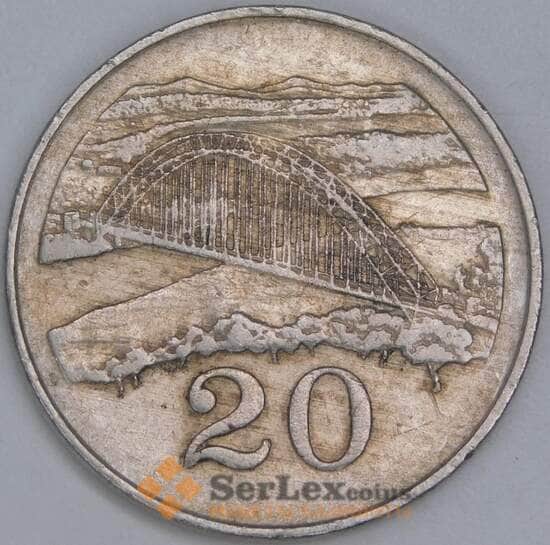 Зимбабве 20 центов 1980 КМ4 F арт. 54997 Зимбабве 20 центов 1980 КМ4 F арт. 54997